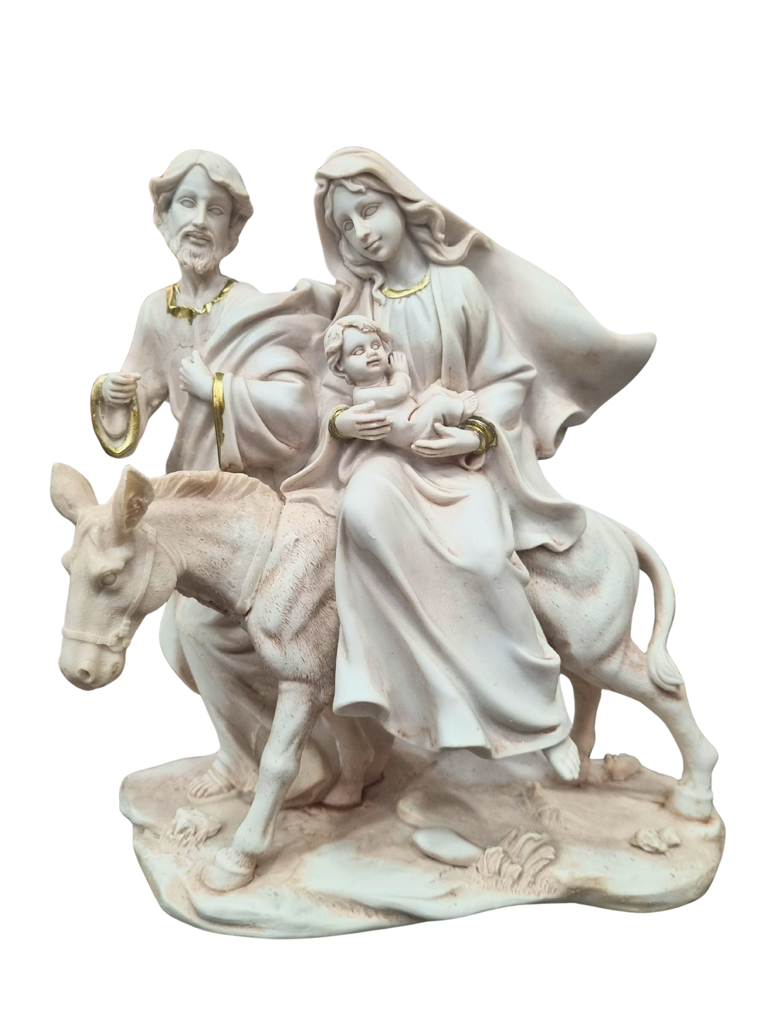 Imagem de Nossa Senhora do Desterro em Resina Branca 18,5 cm