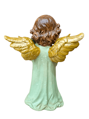 Anjo Orando em Resina 22 cm-TerraCotta Arte Sacra