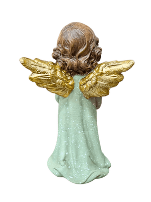 Anjo com Corneta em Resina 17 cm-TerraCotta Arte Sacra