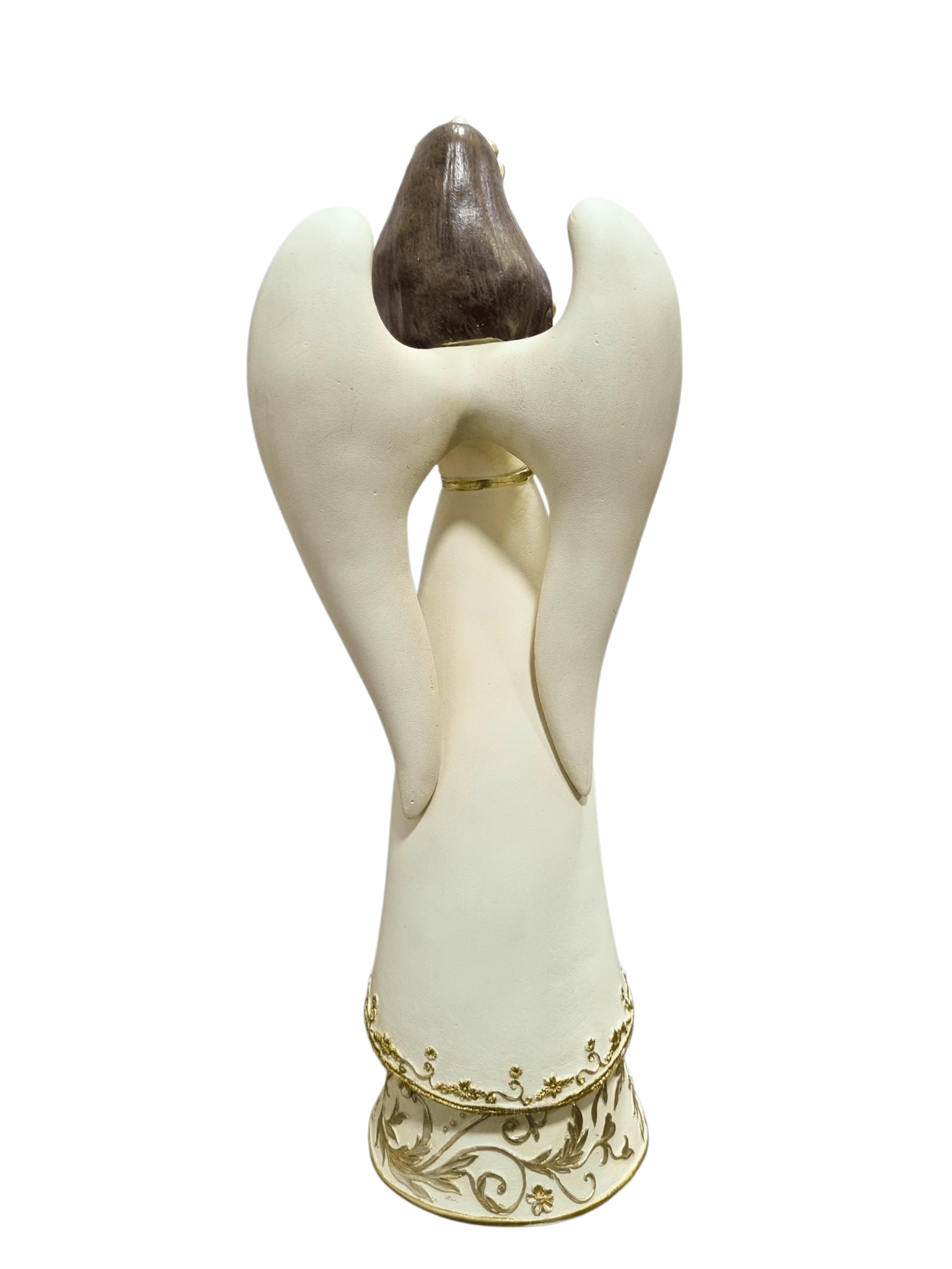 Anjo em Resina com Lira 36 cm-TerraCotta Arte Sacra