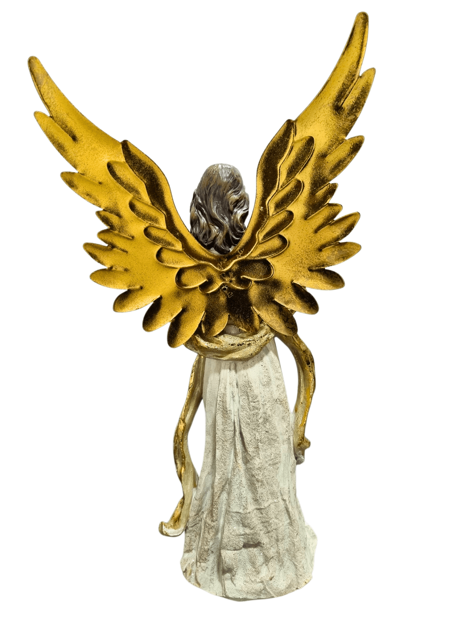 Anjo em Resina com Lira 46 cm-TerraCotta Arte Sacra
