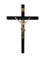 Crucifixo de Madeira e Cristo de Aço Galvanizado 40cm-TerraCotta Arte Sacra