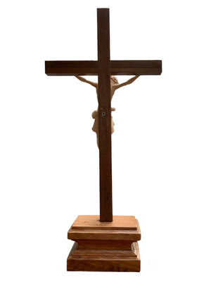 Crucifixo de Mesa em Madeira 40 cm-TerraCotta Arte Sacra