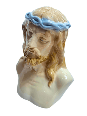 Face de Jesus em Porcelana 16 cm-TerraCotta Arte Sacra