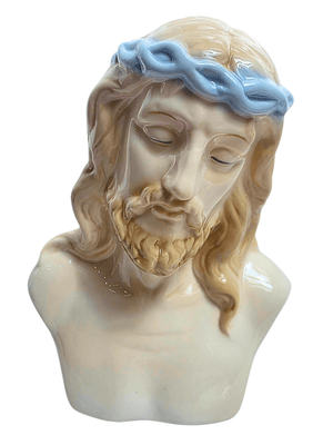Face de Jesus em Porcelana 16 cm-TerraCotta Arte Sacra