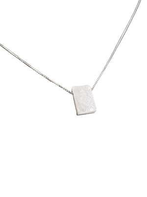 Gargantilha Sagrado Coração de Jesus na Madrepérola em Prata de Lei 925-TerraCotta Arte Sacra