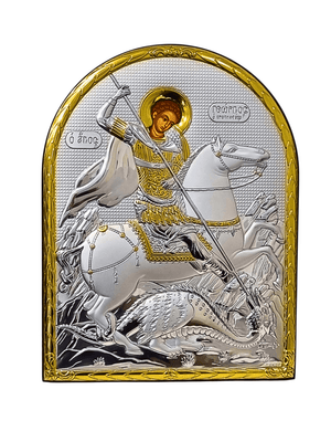 Ícone Grego de São Jorge 21 cm-TerraCotta Arte Sacra