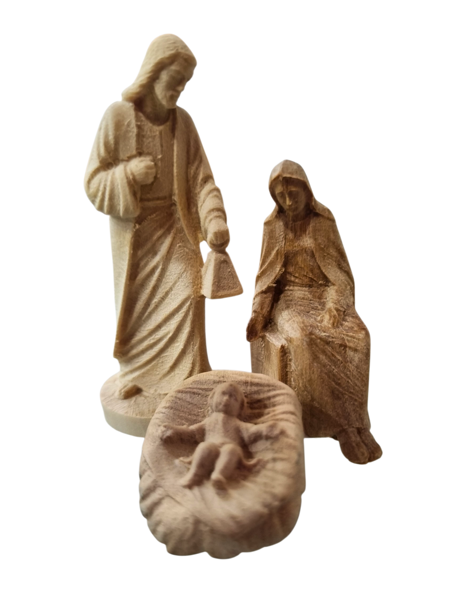 Imagem Da Sagrada Família Presépio 3 Peças 7,2 cm-TerraCotta Arte Sacra