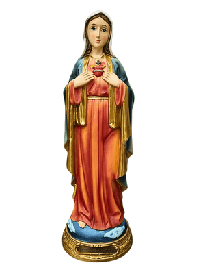Imagem Imaculado Coração de Maria 20 cm-TerraCotta Arte Sacra