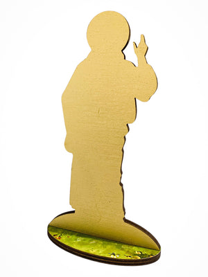 Imagem Italiana Bidimensional Jesus com os Mandamentos-TerraCotta Arte Sacra