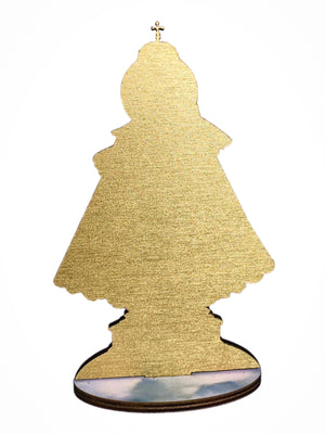 Imagem Italiana Bidimensional Menino Jesus de Praga-TerraCotta Arte Sacra