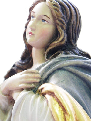 Imagem Italiana de Madeira Imaculada Conceição de 35 cm-TerraCotta Arte Sacra