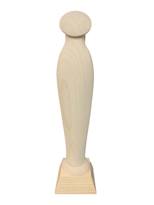 Imagem Italiana em Madeira Nossa Senhora do Silêncio 23 cm-TerraCotta Arte Sacra