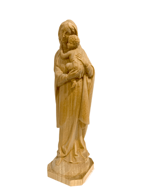 Imagem Madona Clássica em Madeira 12,5 cm-TerraCotta Arte Sacra