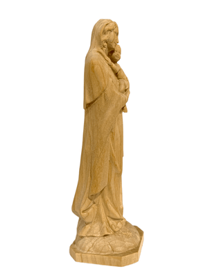 Imagem Madona Clássica em Madeira 12,5 cm-TerraCotta Arte Sacra