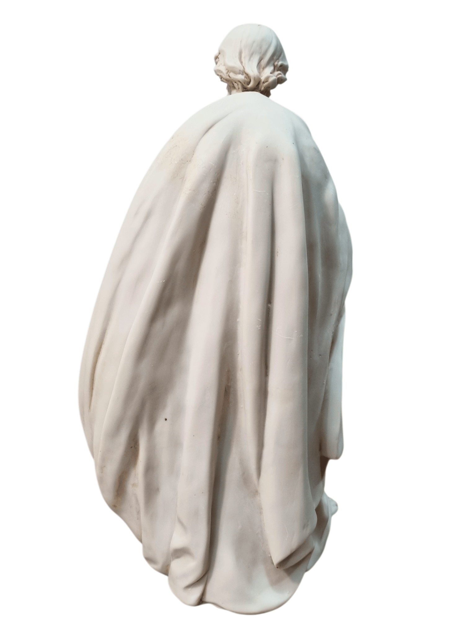Imagem da Sagrada Família Vestia Branca em Resina 30 cm-TerraCotta Arte Sacra