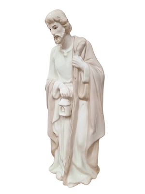 Imagem da Sagrada Família em Porcelana 27 cm 3 Peças-TerraCotta Arte Sacra