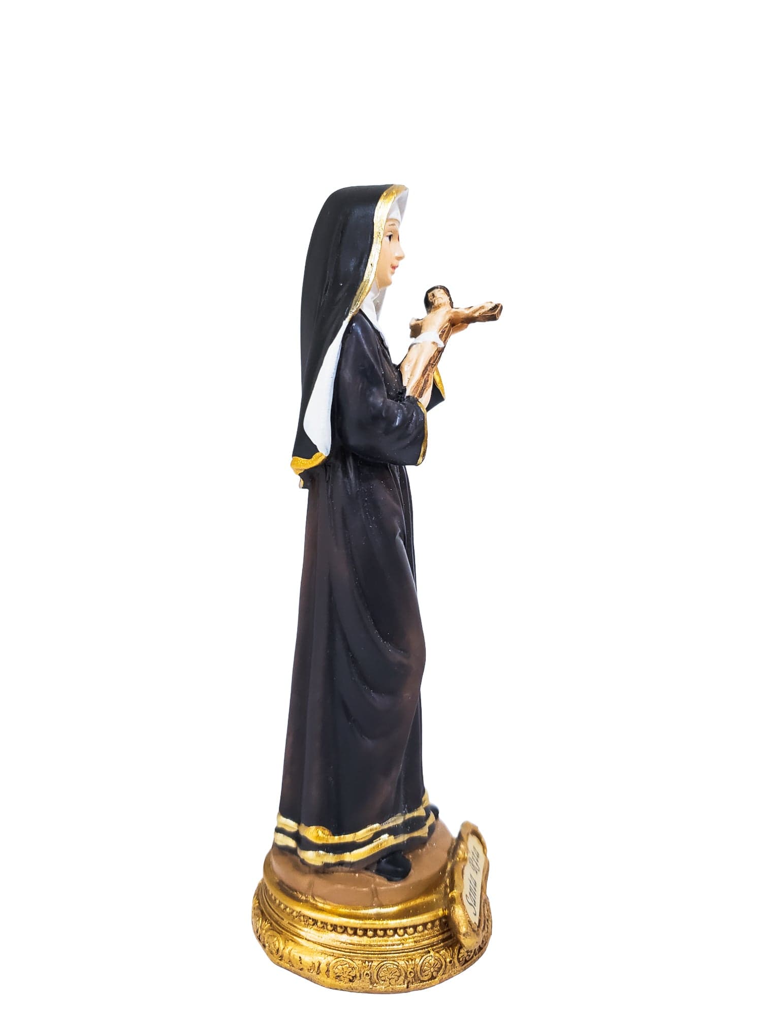 Imagem da Santa Rita em Resina 13 cm-TerraCotta Arte Sacra
