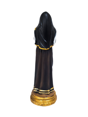 Imagem da Santa Rita em Resina 13 cm-TerraCotta Arte Sacra