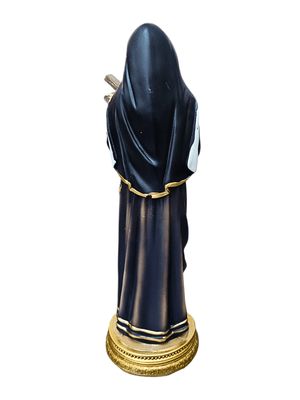 Imagem da Santa Rita em Resina 20 cm-TerraCotta Arte Sacra