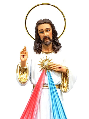 Imagem de Jesus Misericordioso em Pó de Mármore 20 cm-TerraCotta Arte Sacra