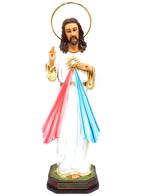 Imagem de Jesus Misericordioso em Pó de Mármore 20 cm-TerraCotta Arte Sacra