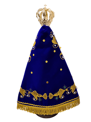 Imagem de Nossa Senhora Aparecida Fac-Símile Manto Oficial 45 cm-TerraCotta Arte Sacra