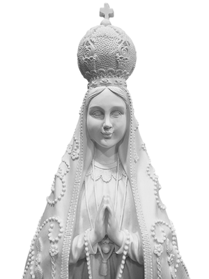 Imagem de Nossa Senhora Aparecida em Pó de Mármore 70 cm-TerraCotta Arte Sacra
