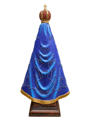 Imagem de Nossa Senhora Aparecida em Pó de Mármore 70 cm-TerraCotta Arte Sacra