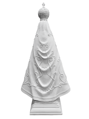 Imagem de Nossa Senhora Aparecida em Pó de Mármore 70 cm-TerraCotta Arte Sacra