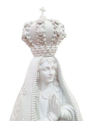 Imagem de Nossa Senhora Aparecida em Pó de Mármore 90 cm-TerraCotta Arte Sacra