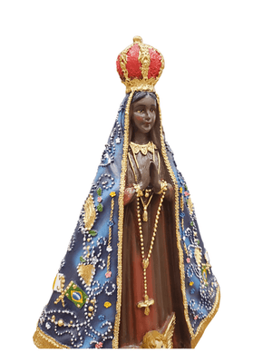 Imagem de Nossa Senhora Aparecida em Resina 20 cm-TerraCotta Arte Sacra