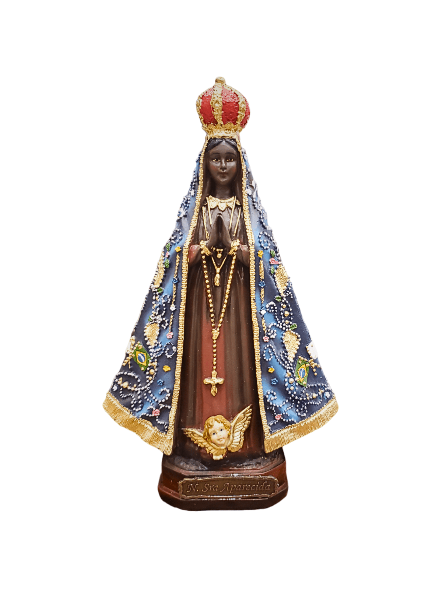 Imagem de Nossa Senhora Aparecida em Resina 20 cm-TerraCotta Arte Sacra