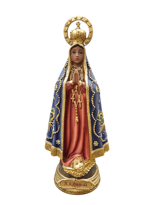 Imagem de Nossa Senhora Aparecida em Resina 20 cm-TerraCotta Arte Sacra