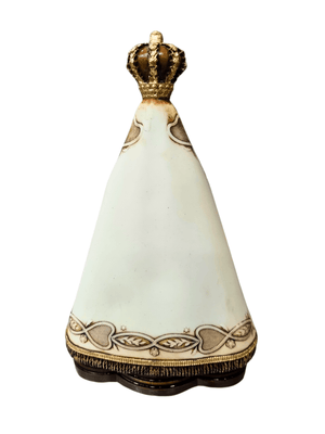 Imagem de Nossa Senhora Aparecida em Resina Cor Marfim 20 cm-TerraCotta Arte Sacra