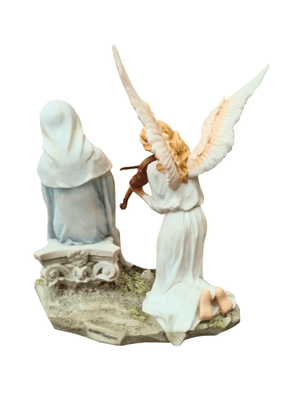 Imagem de Nossa Senhora Canção dos Anjos em Pó de Mármore 17 cm-TerraCotta Arte Sacra