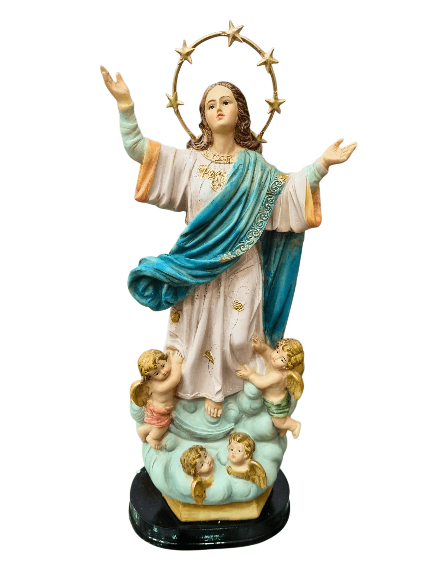 Imagem de Nossa Senhora da Assunção em Resina 30 cm-TerraCotta Arte Sacra