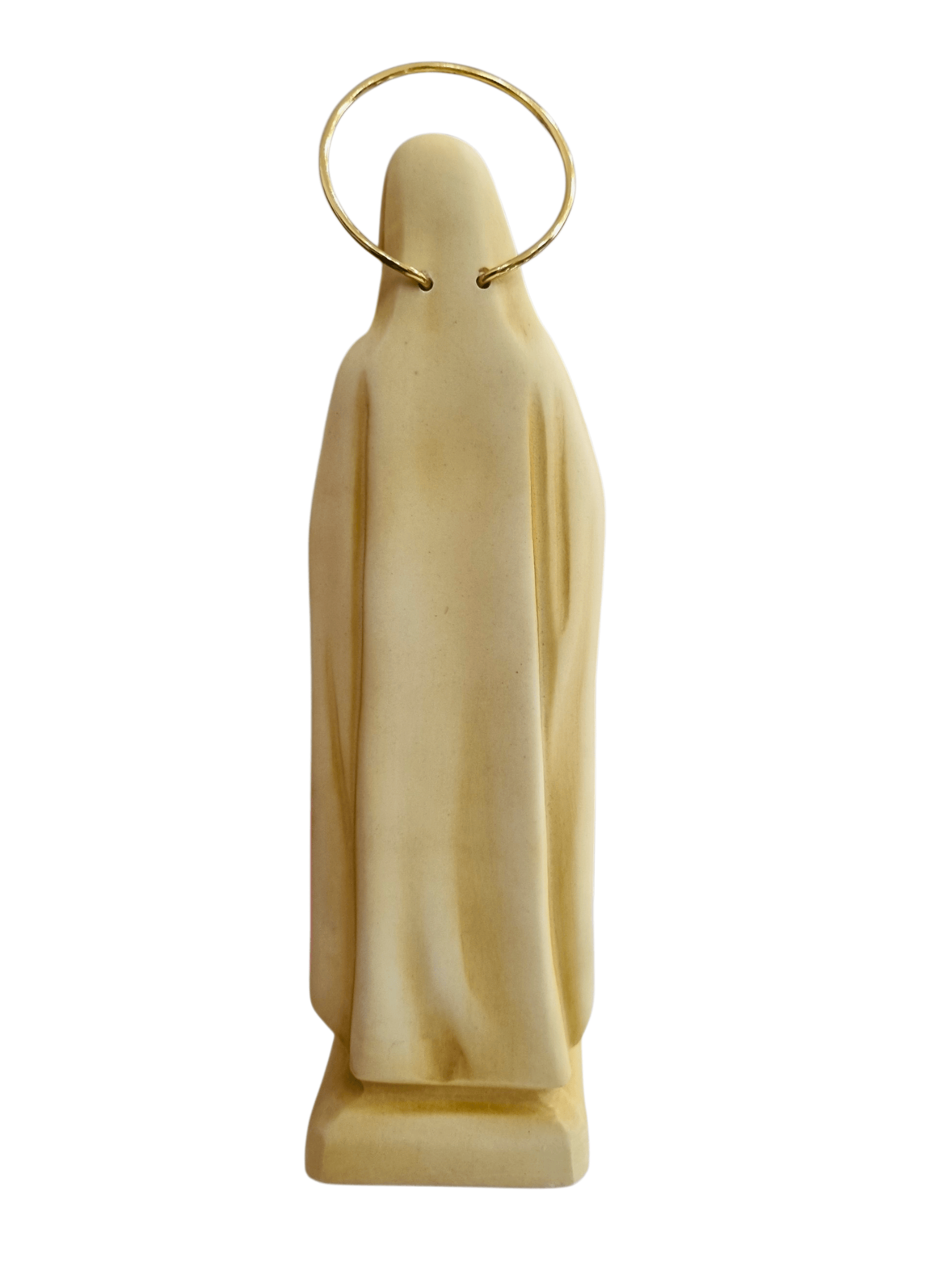 Imagem de Nossa Senhora da Rosa Mística de Pó de Mármore Marfim 15 cm-TerraCotta Arte Sacra