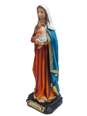 Imagem de Nossa Senhora da Saúde em Resina 12,5 cm-TerraCotta Arte Sacra