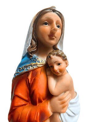 Imagem de Nossa Senhora da Saúde em Resina 30 cm-TerraCotta Arte Sacra