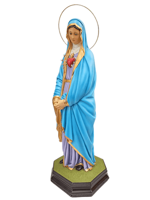Imagem de Nossa Senhora das Dores com Espada em Pó de Mármore 83 cm-TerraCotta Arte Sacra