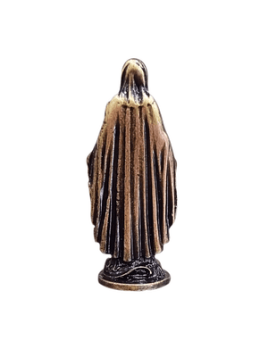 Imagem de Nossa Senhora das Graças em Metal 5 cm-TerraCotta Arte Sacra