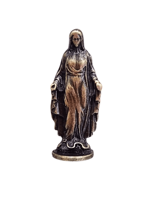 Imagem de Nossa Senhora das Graças em Metal 5 cm-TerraCotta Arte Sacra