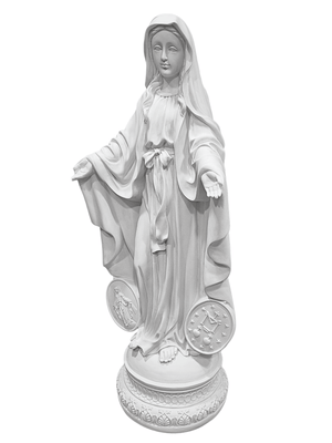 Imagem de Nossa Senhora das Graças em Pó de Mármore 60 cm-TerraCotta Arte Sacra