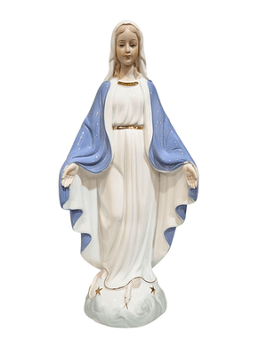 Imagem de Nossa Senhora das Graças em Porcelana 30 cm-TerraCotta Arte Sacra