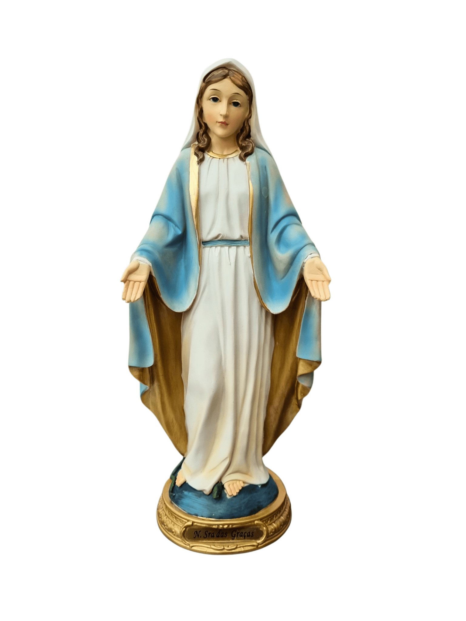 Imagem de Nossa Senhora das Graças em Resina 30 cm-TerraCotta Arte Sacra