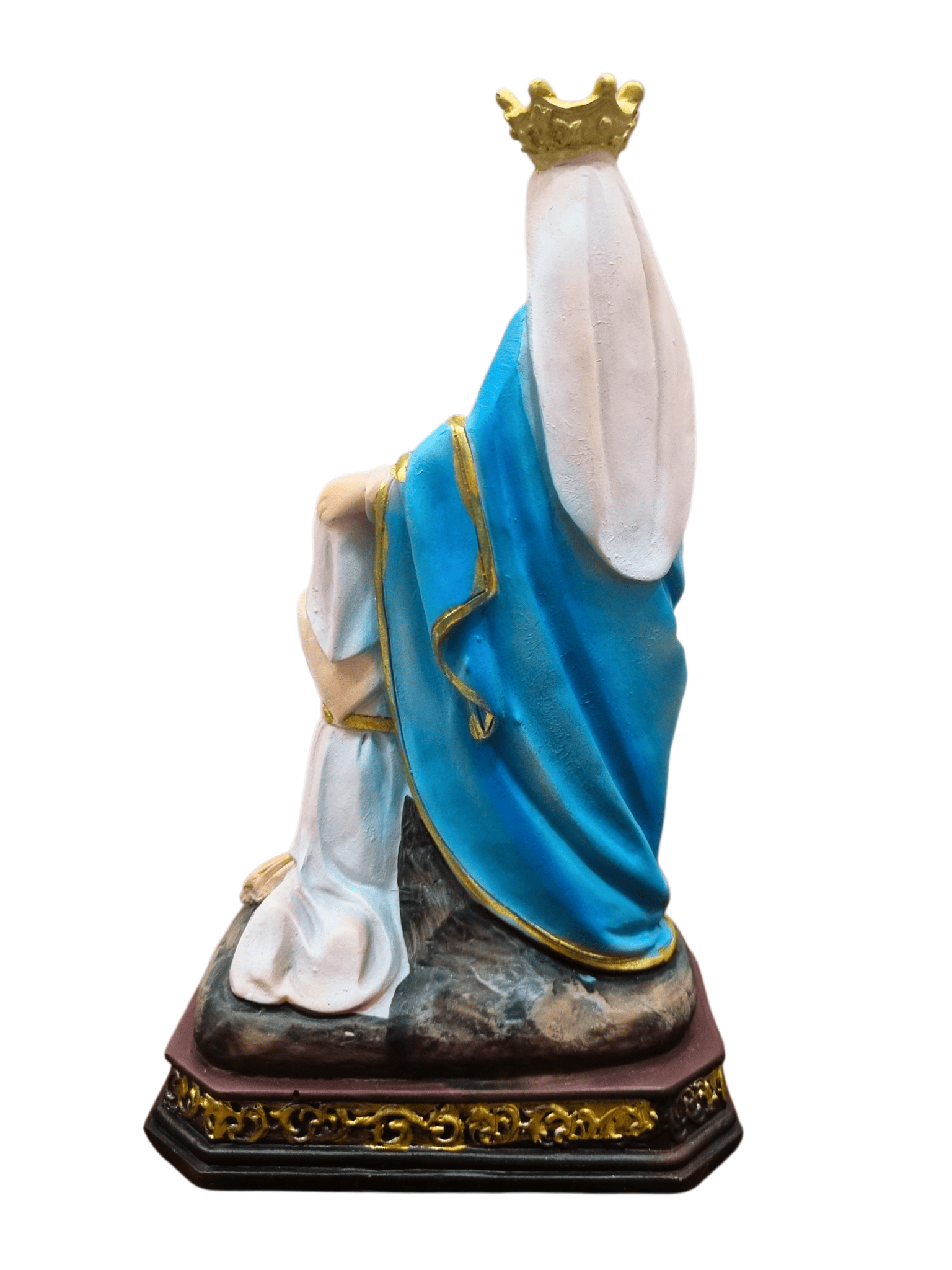 Imagem de Nossa Senhora de Caravaggio em resina 20 cm-TerraCotta Arte Sacra
