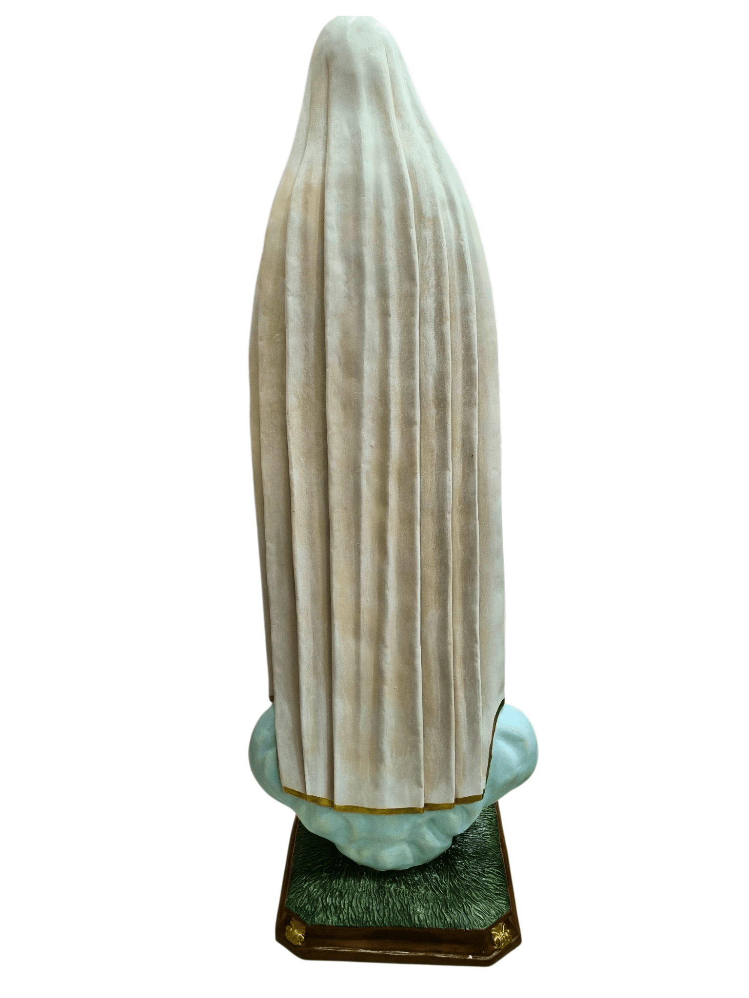 Imagem de Nossa Senhora de Fátima Colorida em Fibra de Vidro 180 m-TerraCotta Arte Sacra