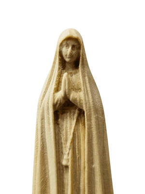 Imagem de Nossa Senhora de Fátima em Madeira 7 cm-TerraCotta Arte Sacra