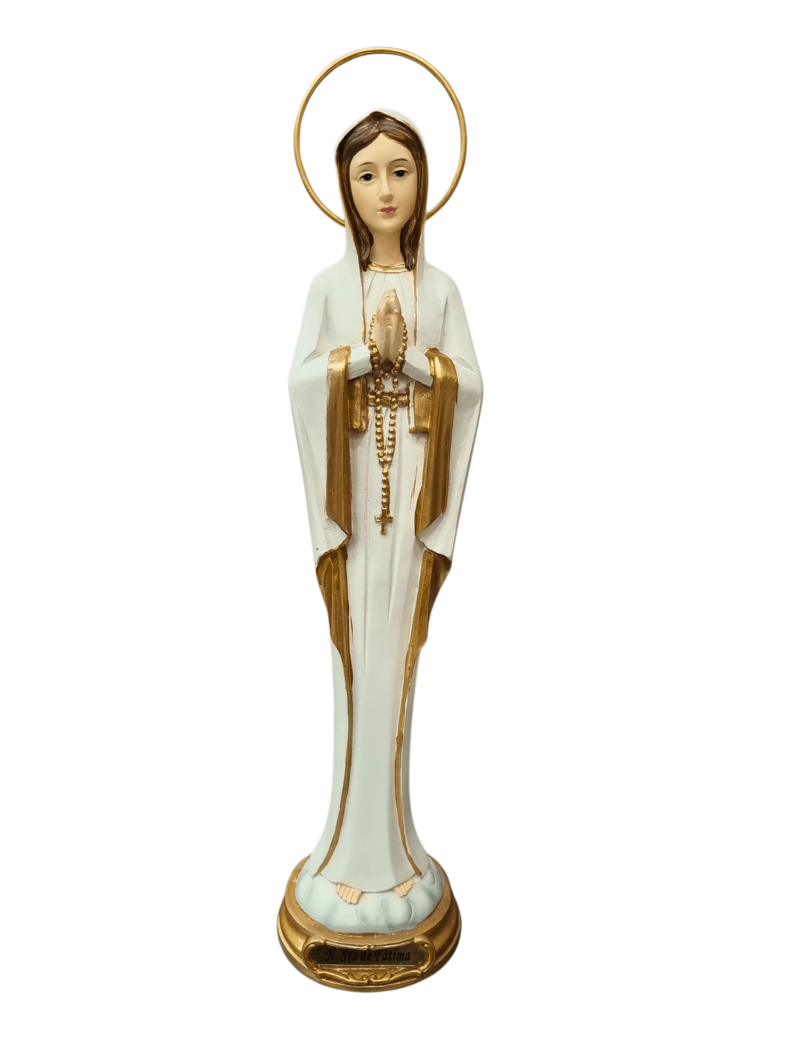Imagem de Nossa Senhora de Fátima em Resina 30 cm-TerraCotta Arte Sacra
